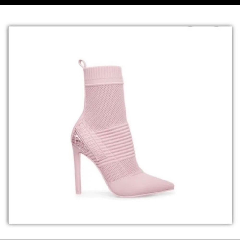 Steve Madden Maxelle Pink Sock Boot